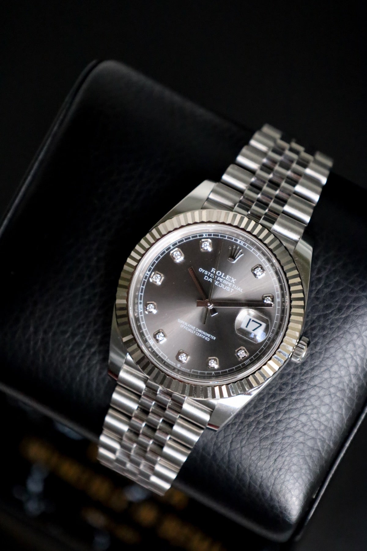 Rolex Datejust 41 126334 Stainless Steel Rhodium Diamond Dial - NW Timepieces
