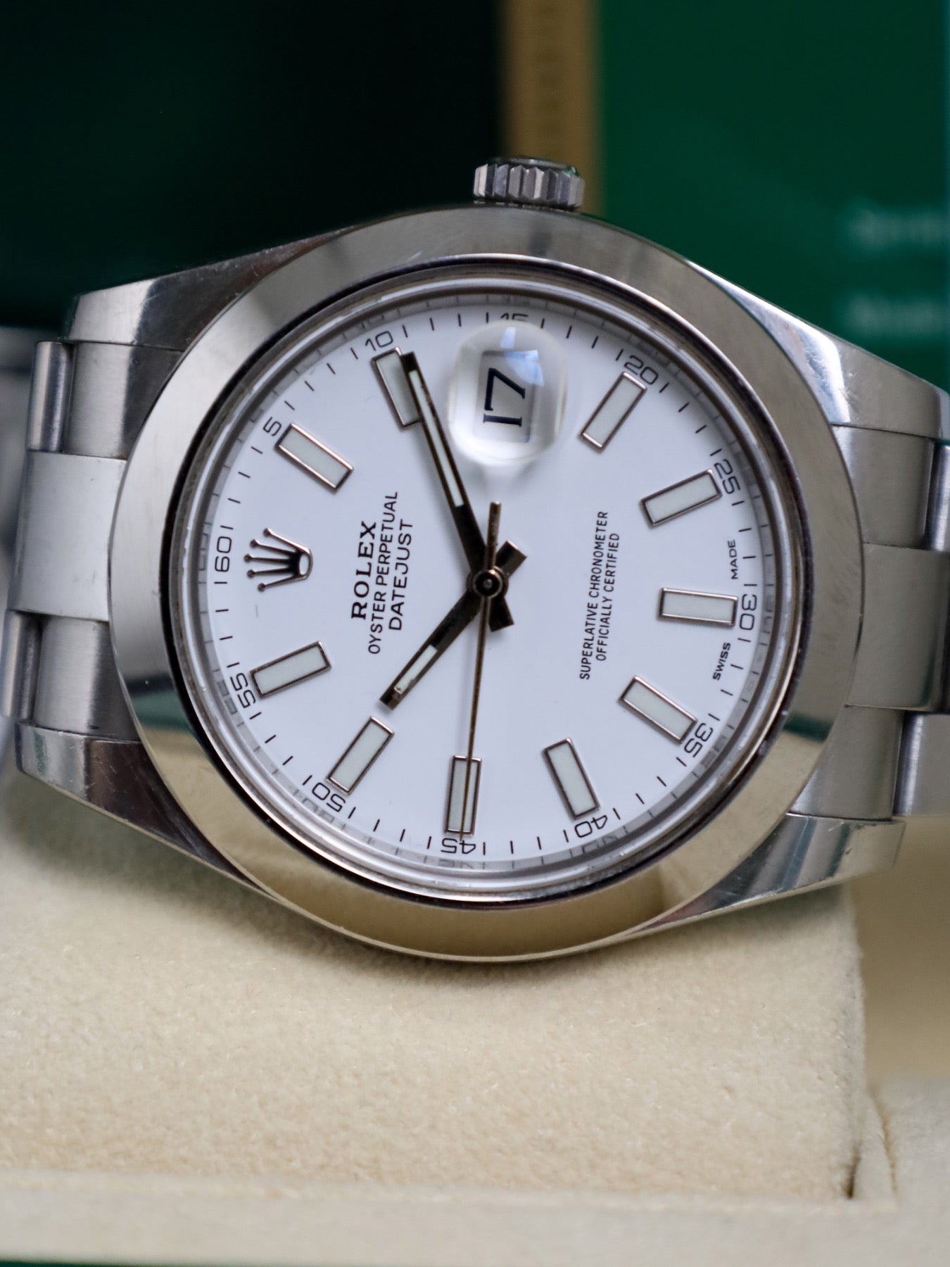 Rolex Datejust II 116300 White Stick