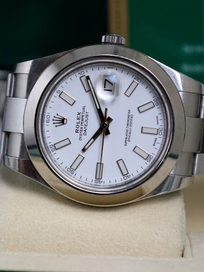 Rolex Datejust II 116300 White Stick