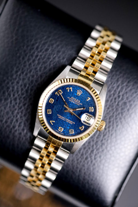 Rolex Datejust 31 68273 Anniversary Blue Dial