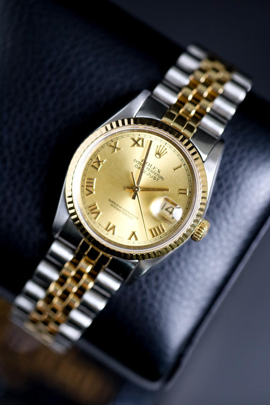 Rolex Datejust 36 16233 Champagne Roman Jubilee