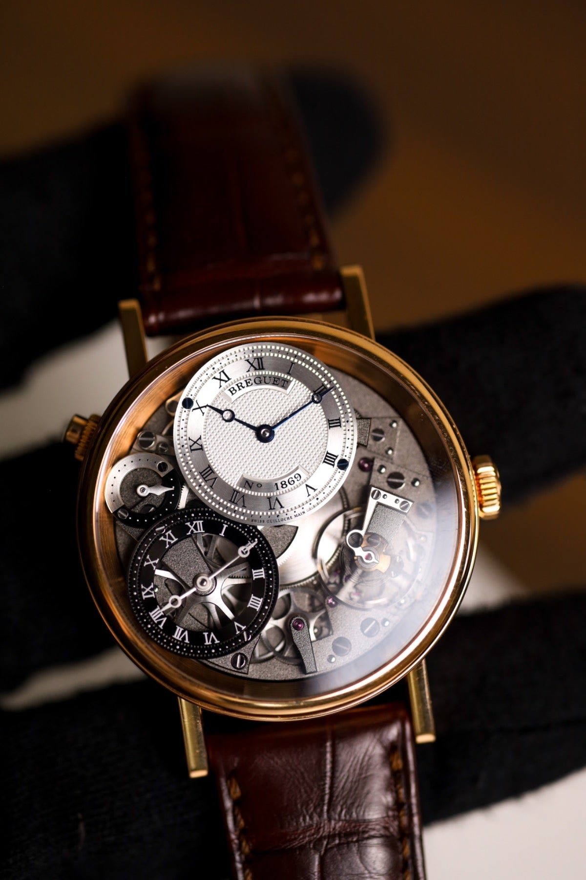 Breguet Tradition 7067br/g1/9w6 GMT Rose Gold Skeleton
