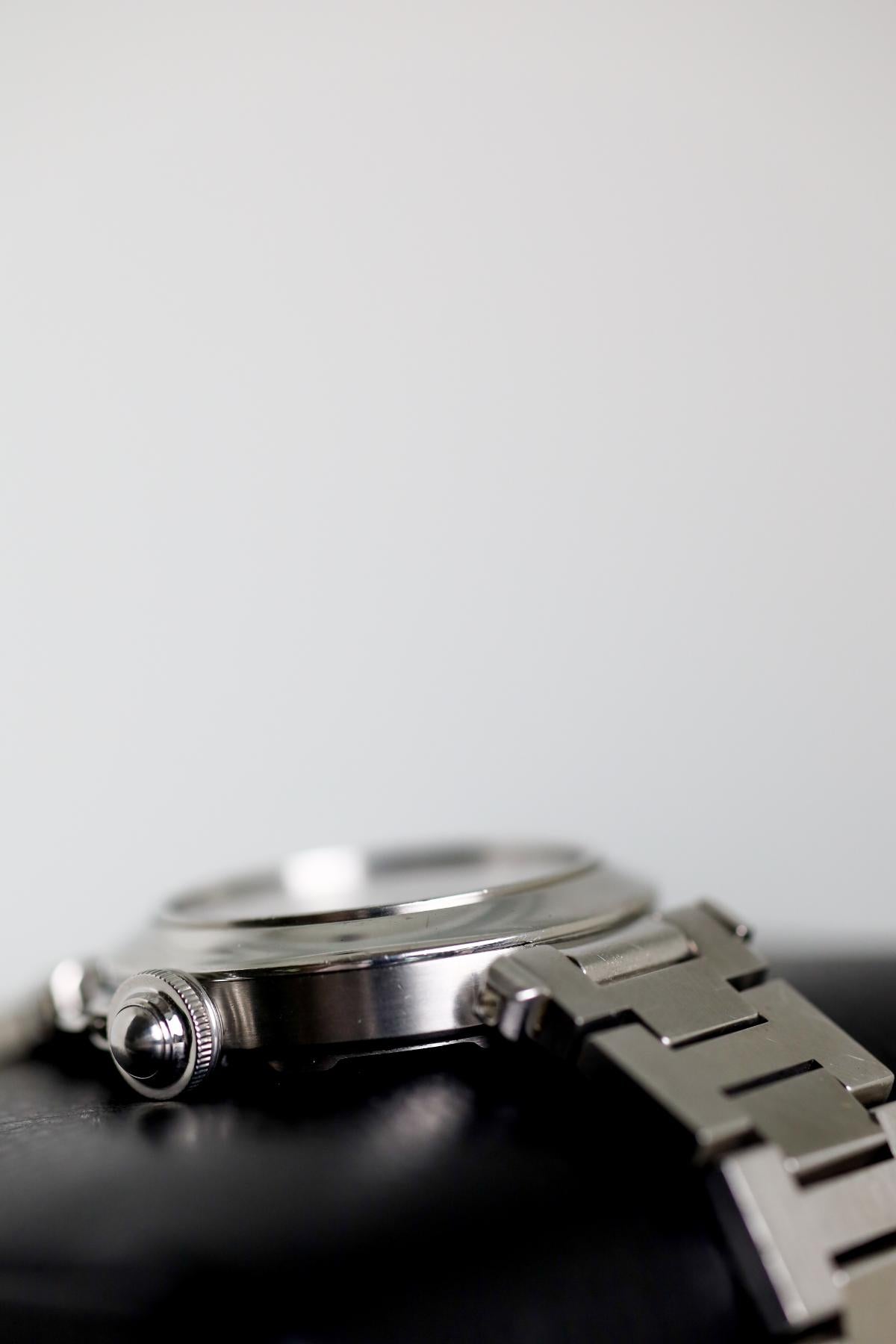 Cartier Pasha C 2324 Stainless Steel Arabic Numeral Black Dial - view 5