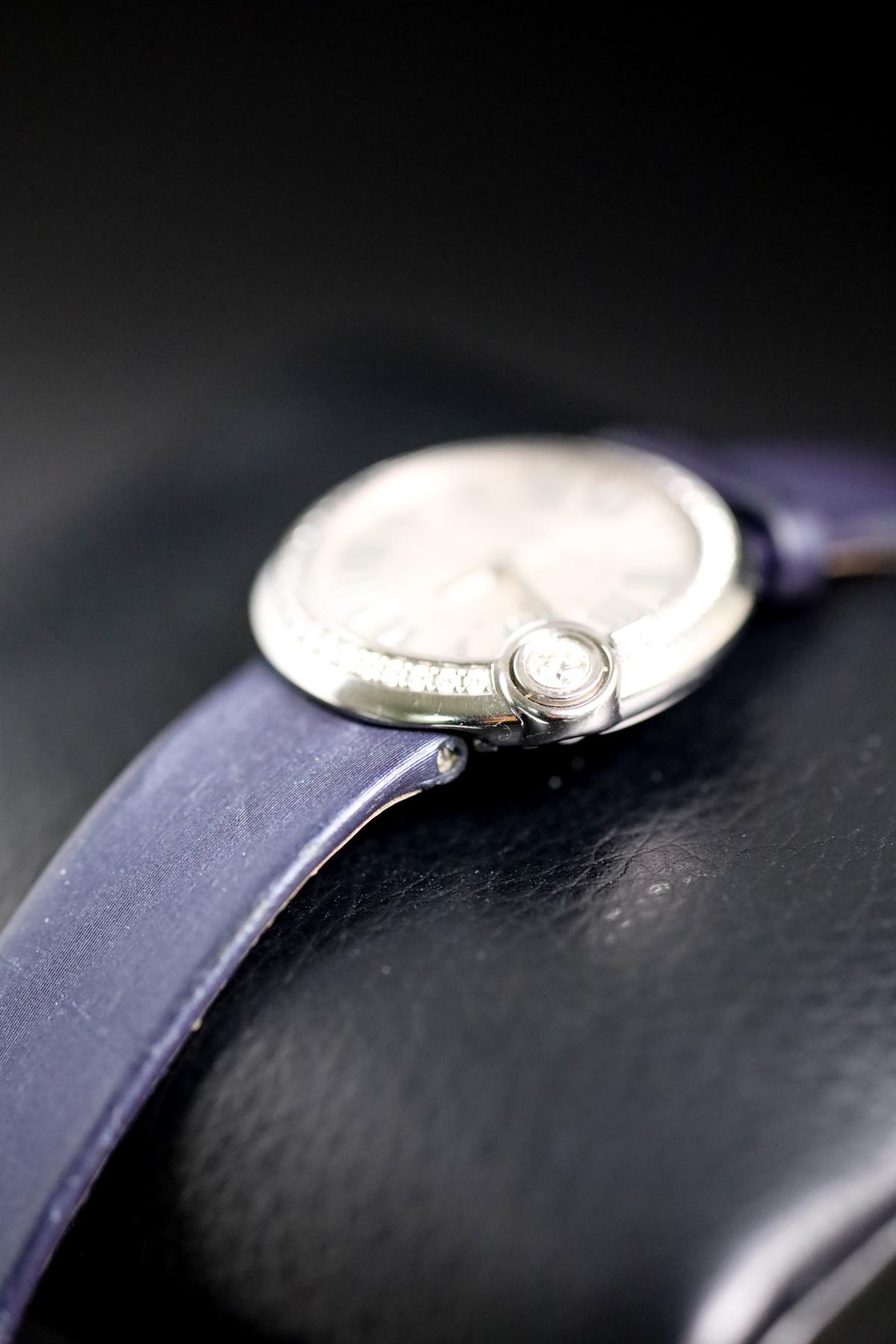 Cartier Ballon Blanc W4BL0003 Factory Diamonds