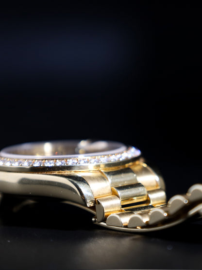 Rolex Day-Date II 218348 41mm Factory Diamond Bezel And Dial All Factory Discontinued