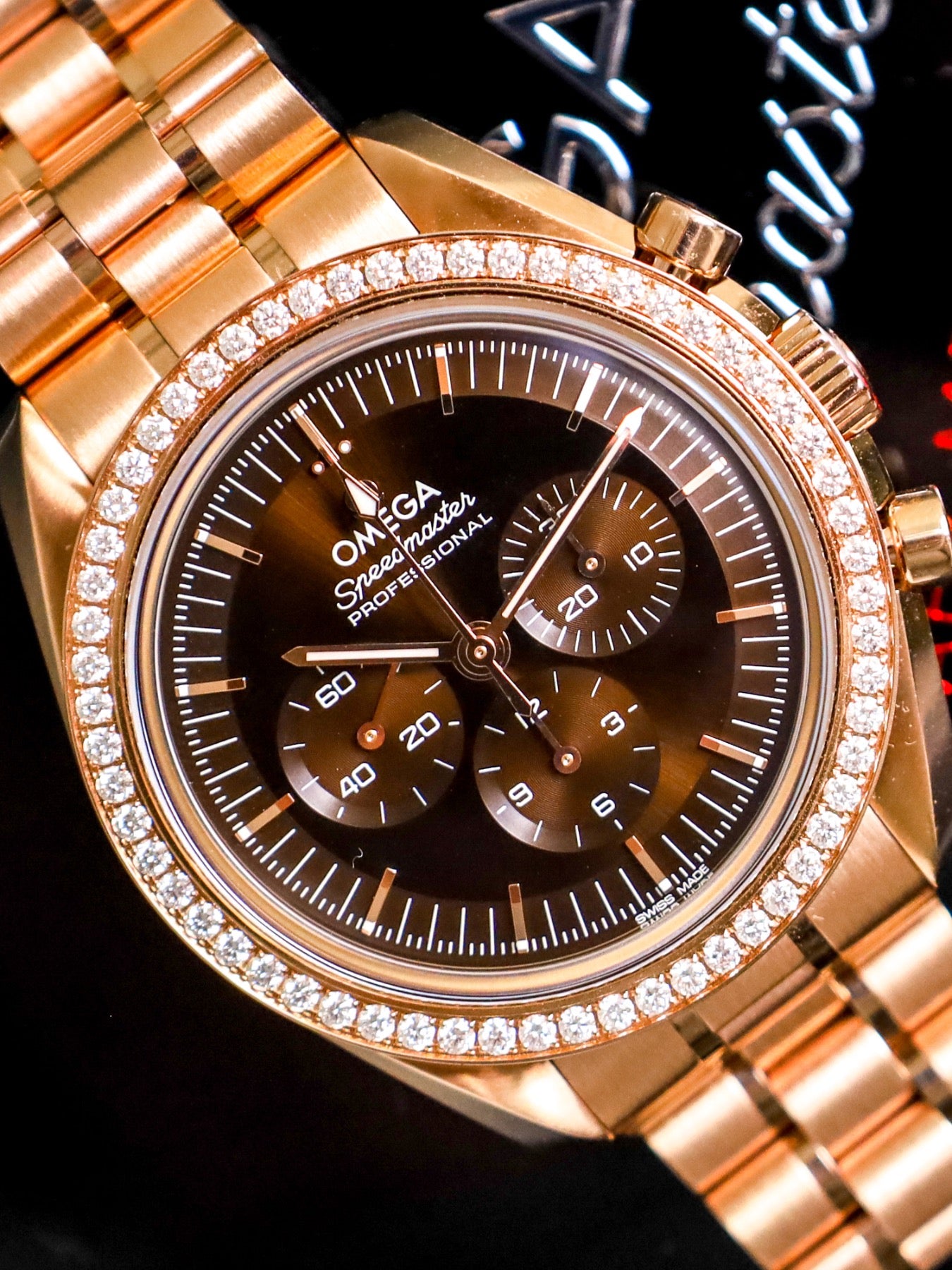 Omega Speedmaster Professional Moonwatch Rose Gold Factory