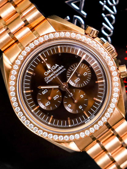 Omega Speedmaster Professional Moonwatch Rose Gold Factory