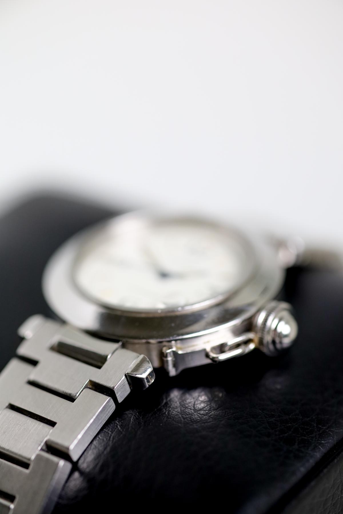 Cartier Pasha C 2324 Stainless Steel White Dial - view 2