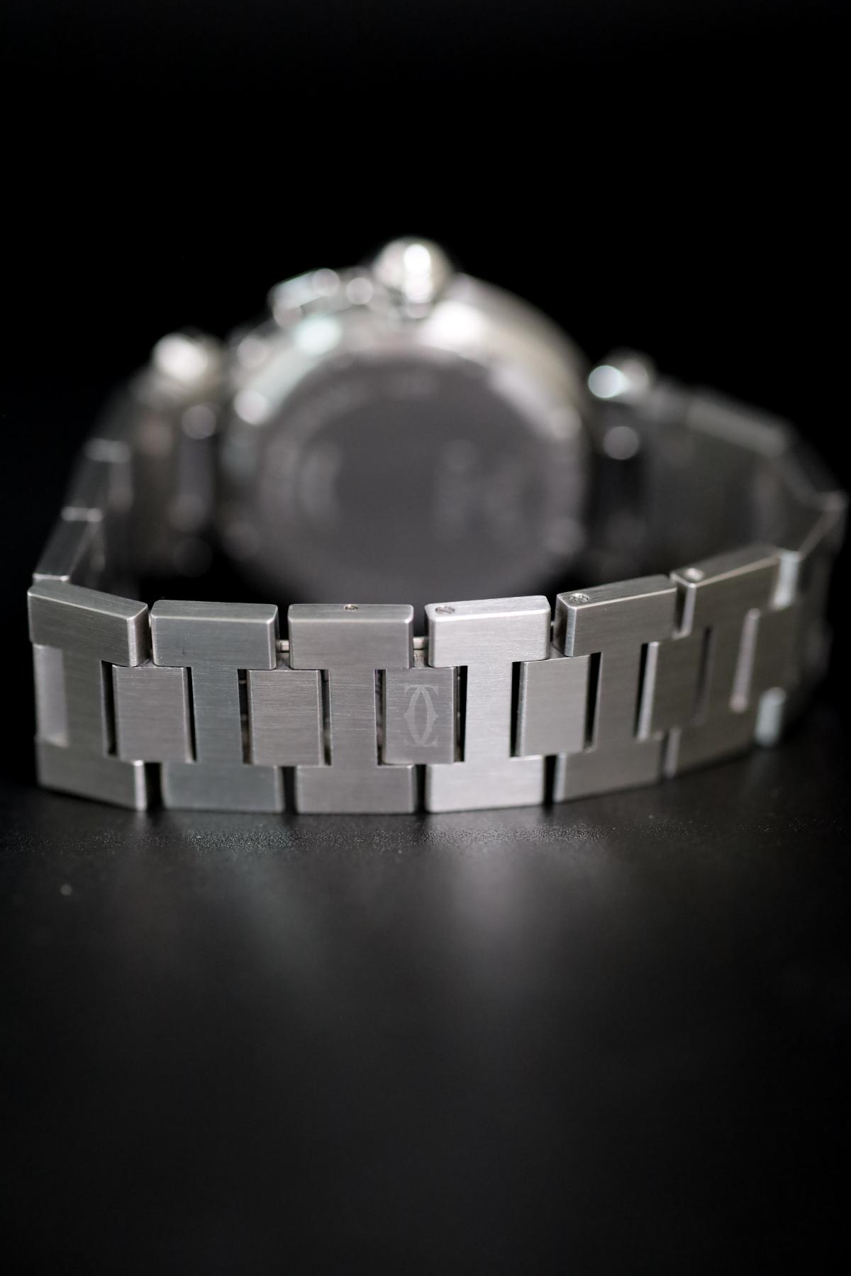 Cartier Pasha C 2475 Stainless Steel Black Dial - view 9