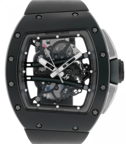 Richard Mille Manual WInding Yohan Blake Grey Edition Black Ceramic RM 61-01 - BRAND NEW